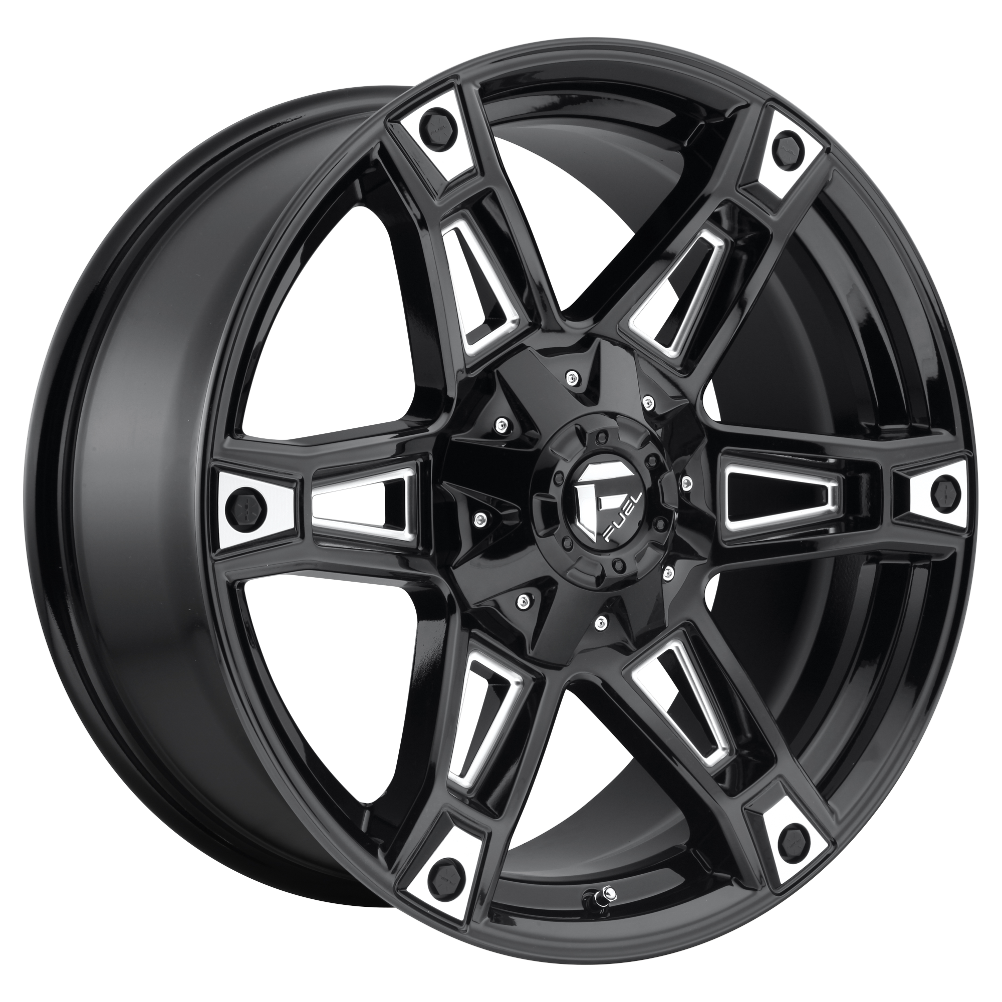 20x9 Fuel Offroad Wheels D622 DAKAR 5x114.3/5x127 1 offset 78.1 hub BLACK - D62220902650