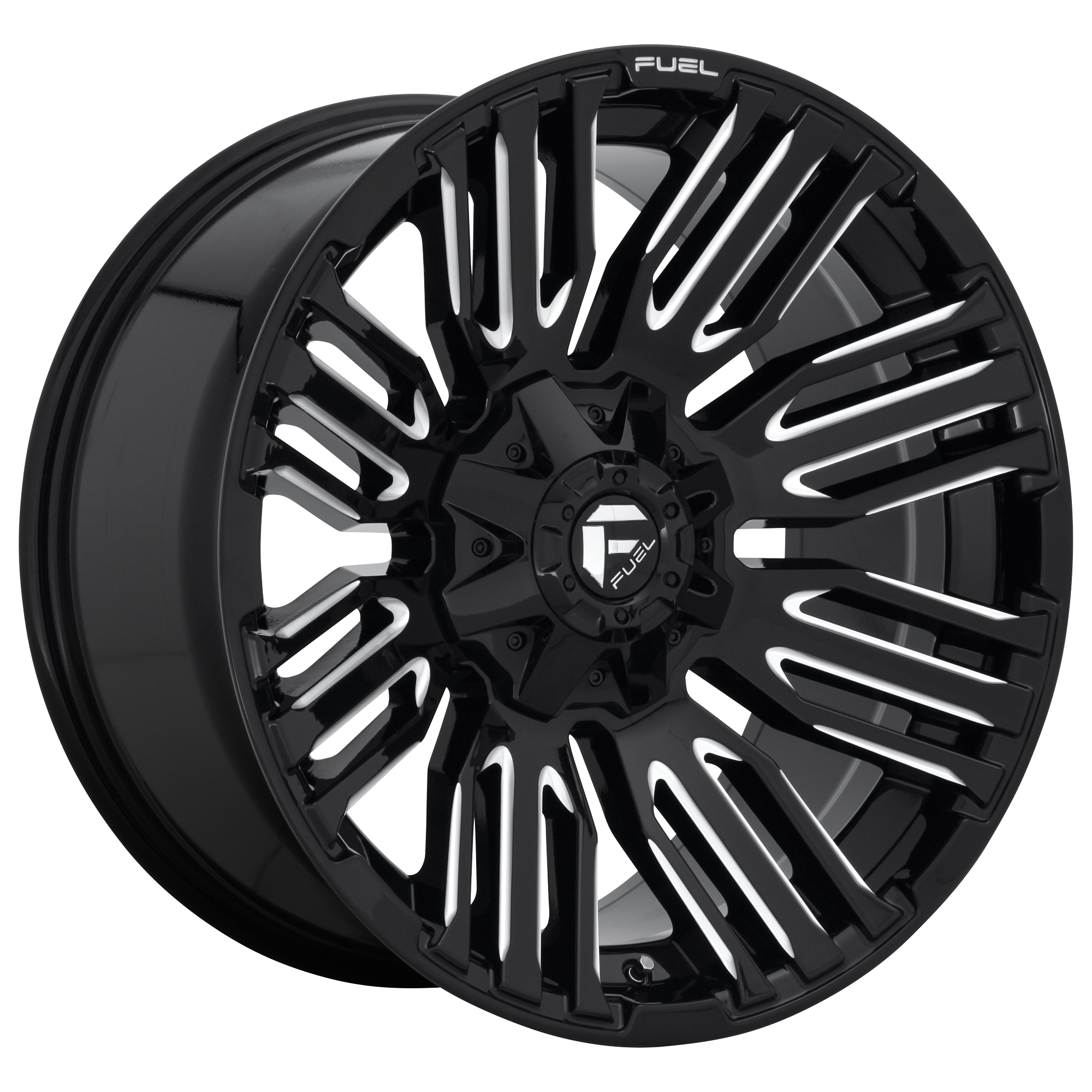 20x10 Fuel Offroad Wheels D649 SCHISM 8x180 -18 offset 124.2 hub BLACK - D64920001847