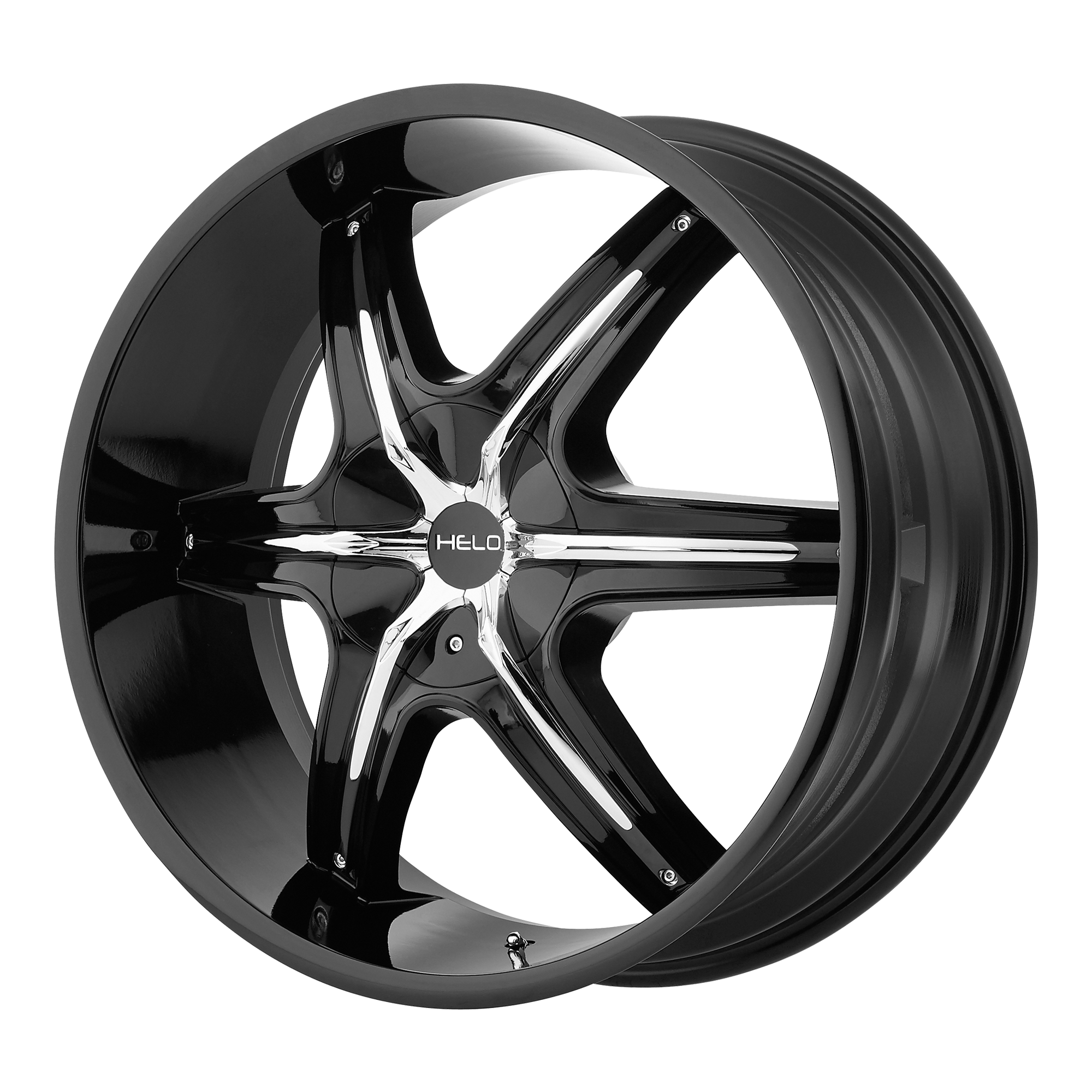 20x8.5 Helo Wheels HE891 5x115/5x120.65 10 offset 72.56 hub BLACK - HE89128527310