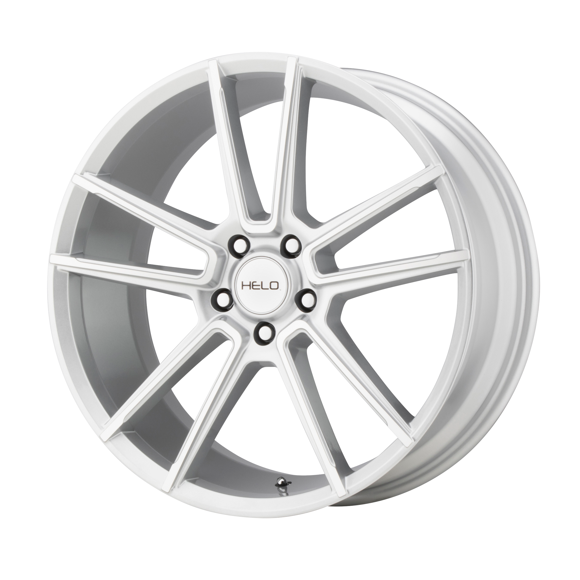 18x8 Helo Wheels HE911 5x105 40 offset 56.5 hub SILVER - HE91188010440