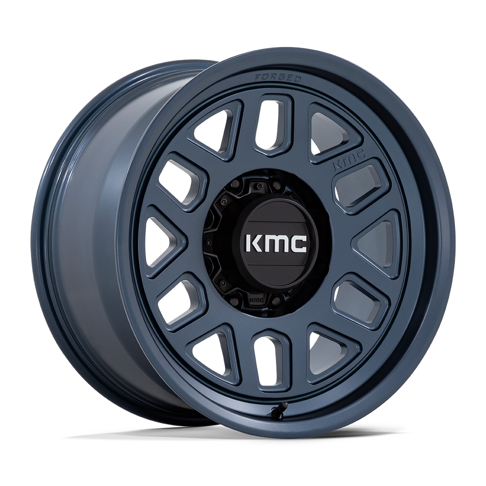 18x9 KMC Wheels KM451 MESA FORGED MONOBLOCK 8x165.1 -12 offset 125.1 hub BLUE - KM451LX18908012N