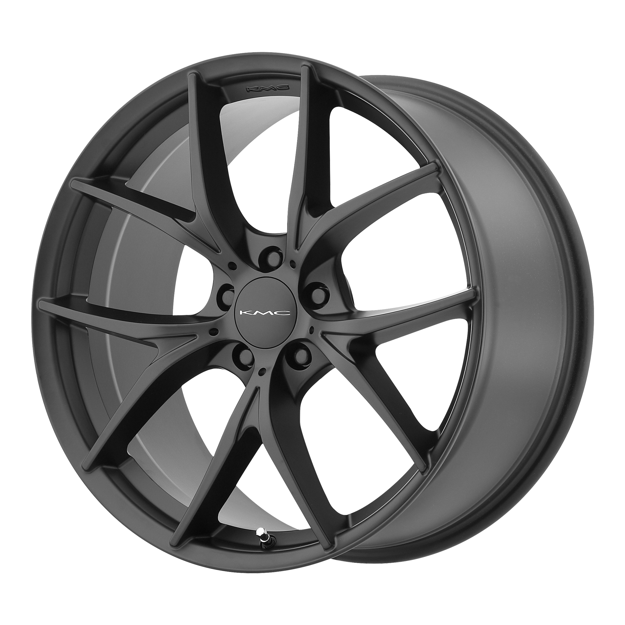 20x9.5 KMC Wheels KM694 WISHBONE 5x114.3 45 offset 72.56 hub BLACK - KM69429512745