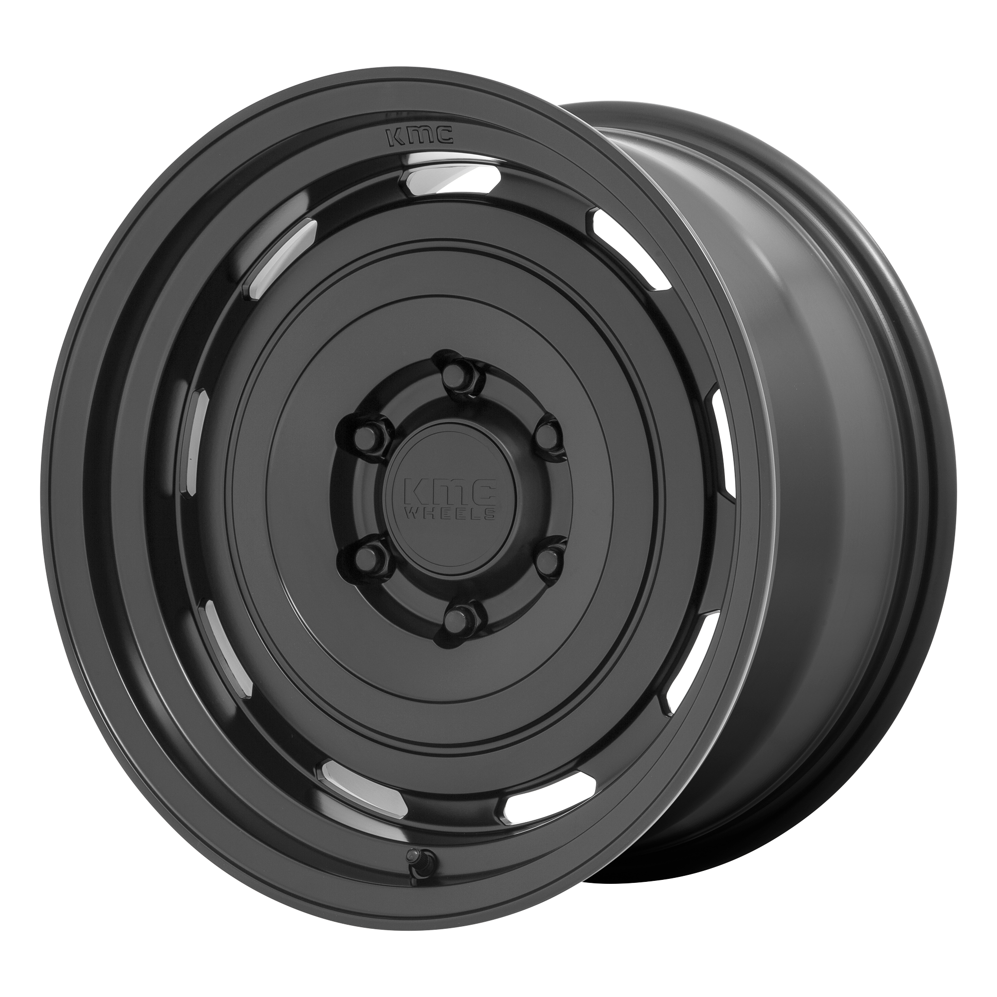 17x8.5 KMC Wheels KM720 ROSWELL 6x139.7 0 offset 106.1 hub BLACK - KM72078568700