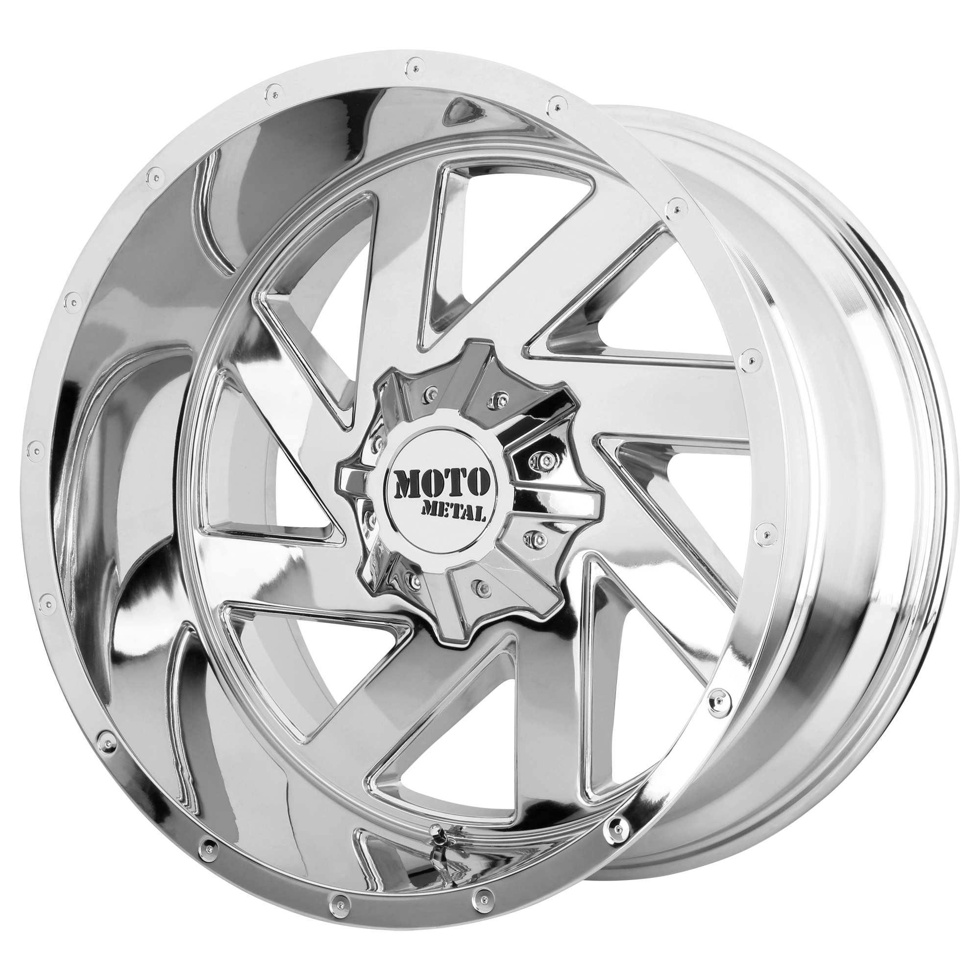 20x9 Moto Metal Offroad Wheels MO988 MELEE 6x135/6x139.7 18 offset 106.1 hub CHROME - MO98829067218