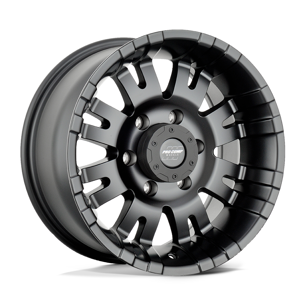 17x9 Pro Comp Alloys PA01 RAVEN 5x127 -6 offset 78.1 hub BLACK - PXA5001-7973