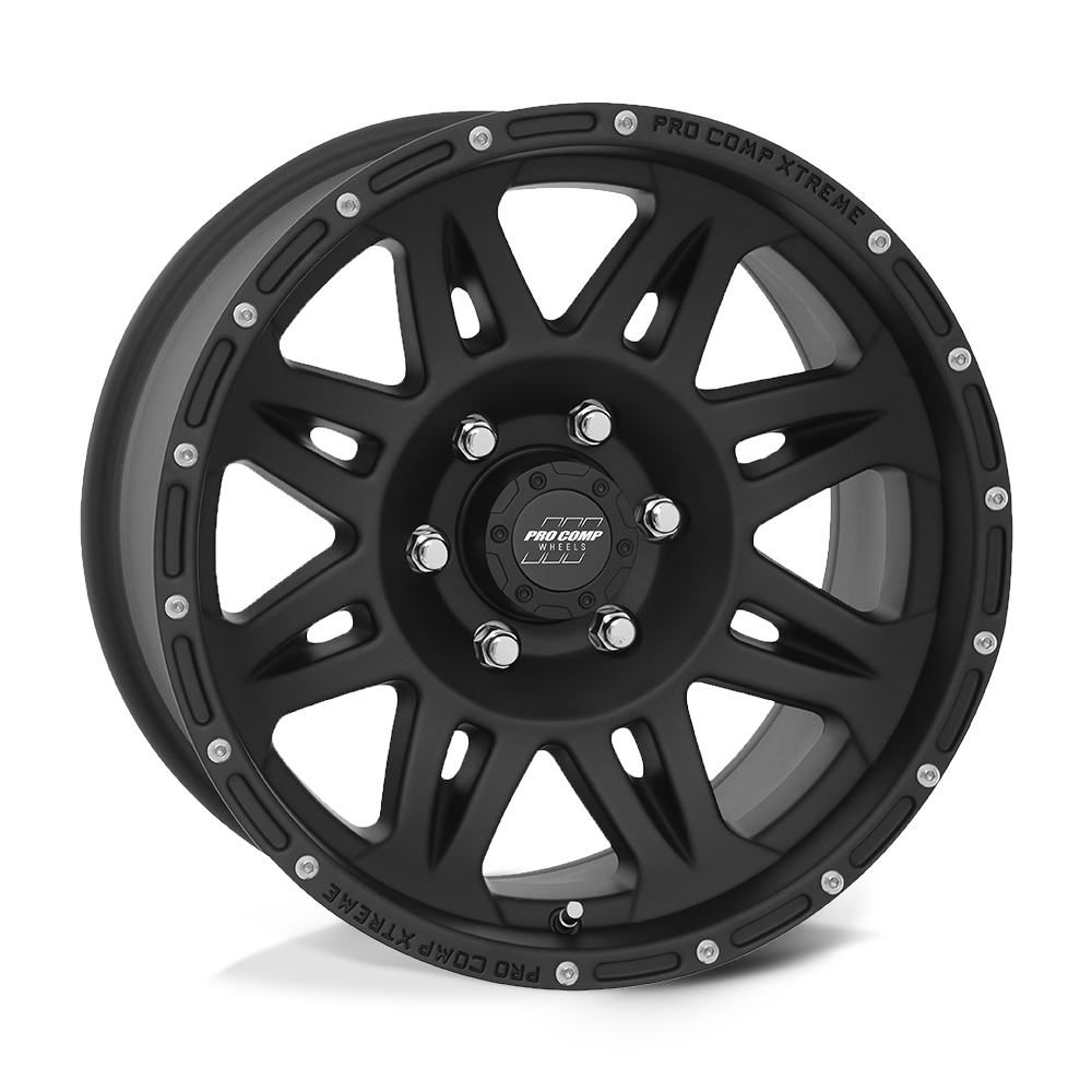 17x9 Pro Comp Alloys PA5 TORQ 6x139.7 -6 offset 106.1 hub BLACK - PXA7005-7983