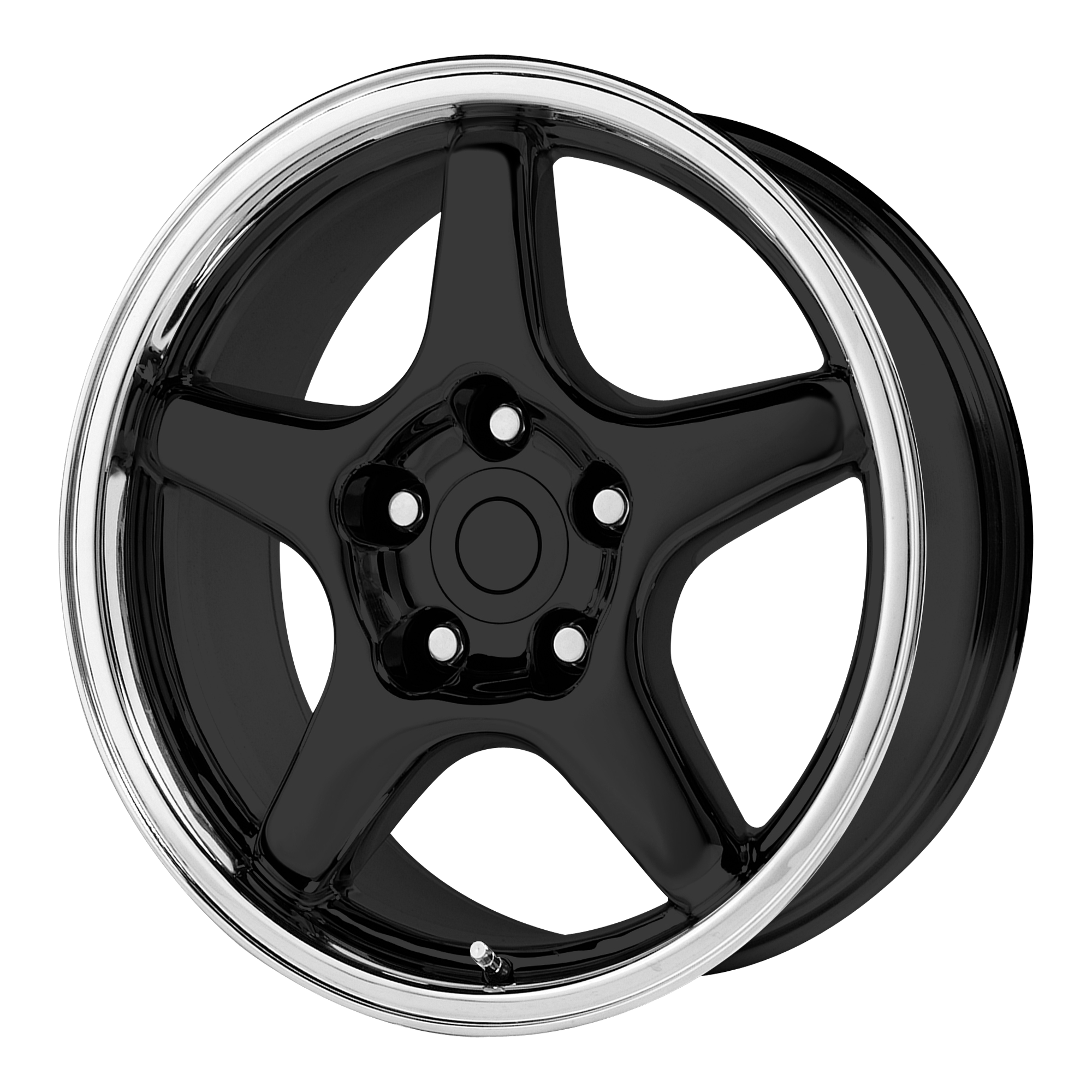 17x9.5 Performance Replicas Wheels PR103 5x120.65 38 offset 70.7 hub BLACK - 103B-796138