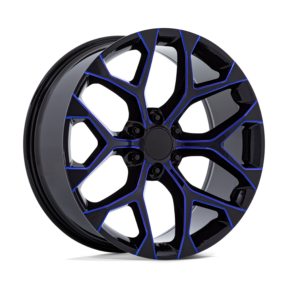 22x9 Performance Replicas Wheels PR176 6x139.7 24 offset 78.1 hub BLACK - 176BL-2295824