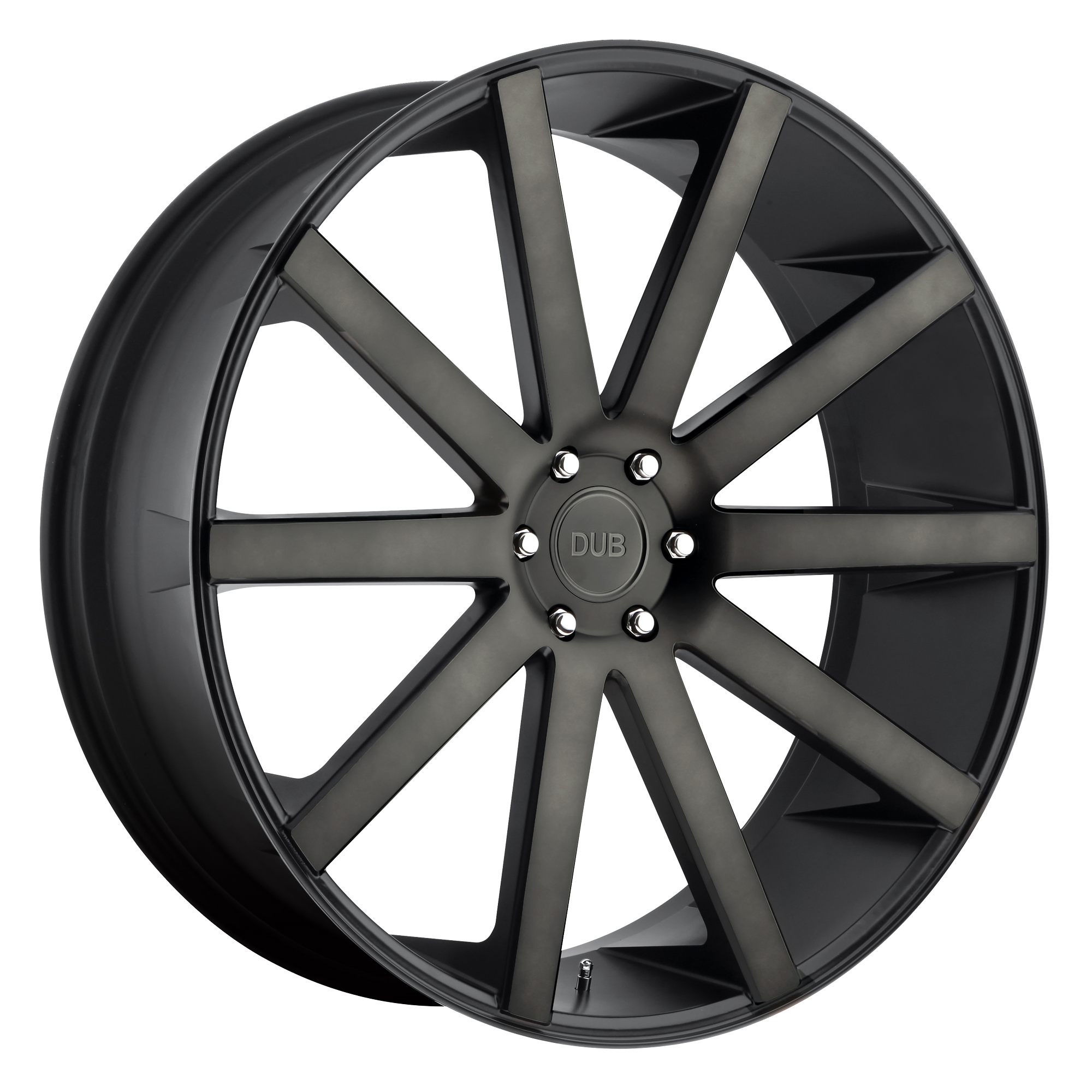 26x10 DUB Wheels D757 DRAMA 5x112 30 offset 72.6 hub BLACK - S75726107