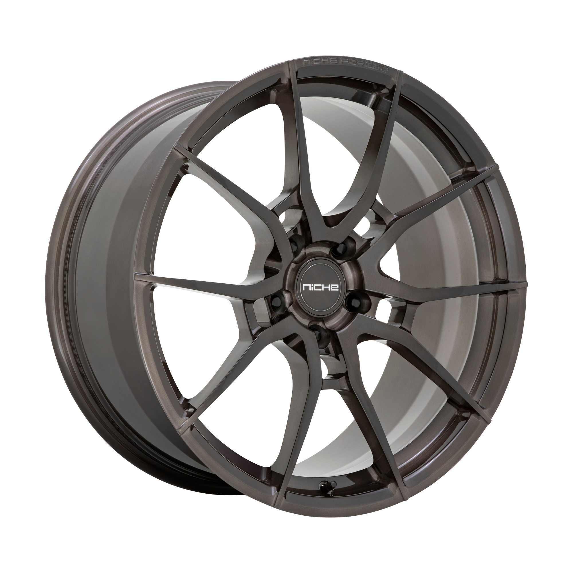 20x11 Niche Wheels T111 KANAN 5x112 40 offset 66.56 hub GRAY - T1112011F8+55