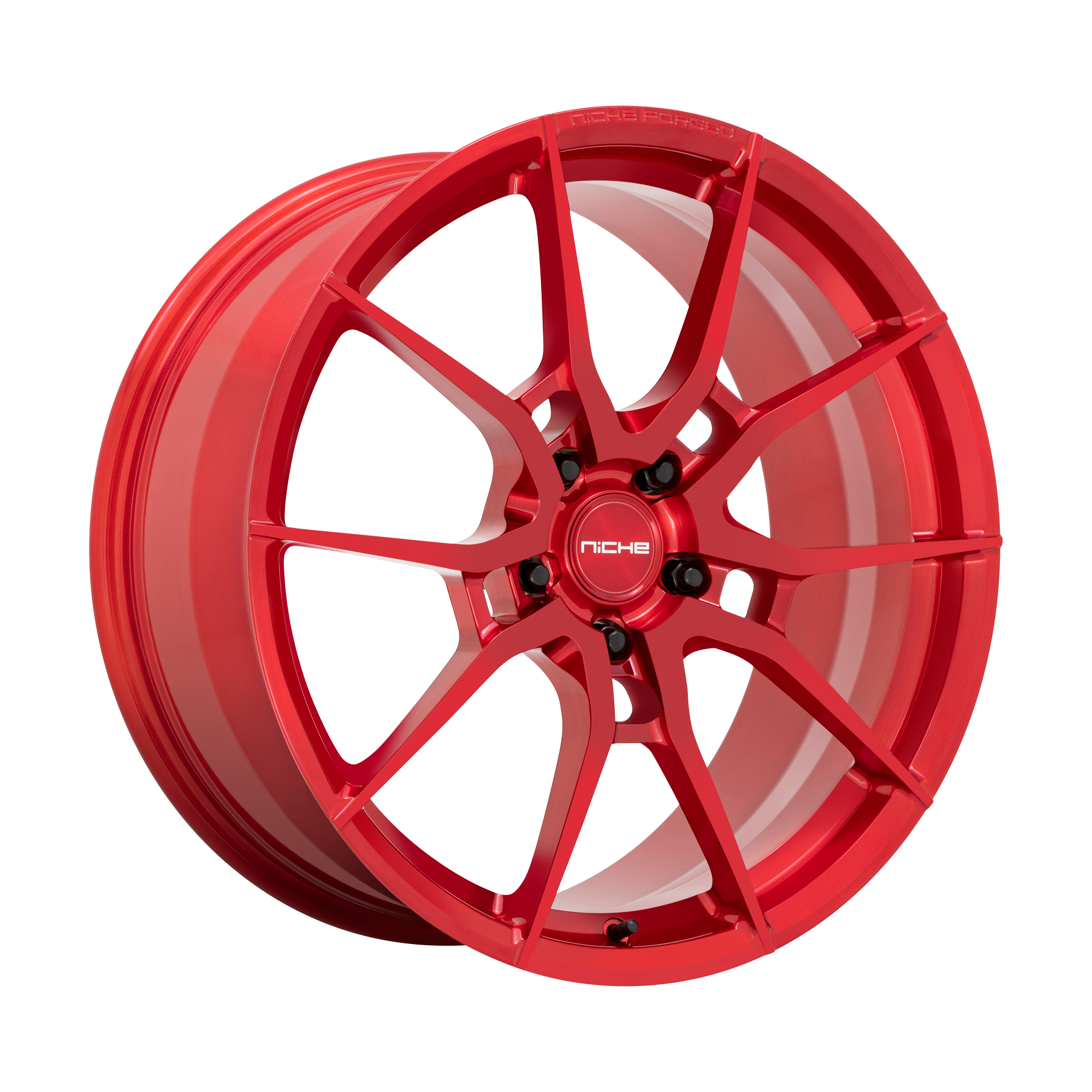 20x10 Niche Wheels T113 KANAN 5x120 45 offset 67.06 hub RED - T113200013+25
