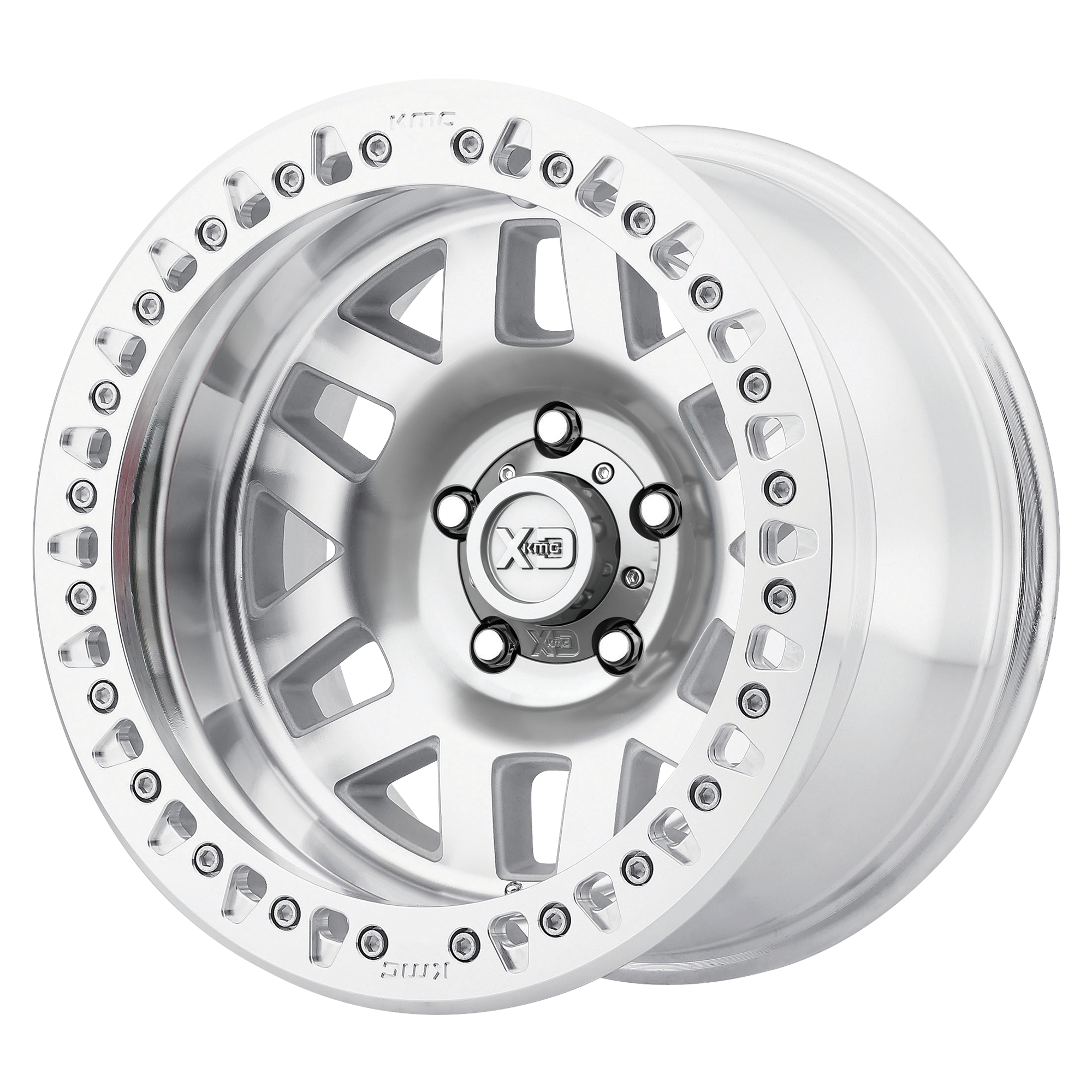17x9 XD Series Offroad XD229 MACHETE CRAWL BEADLOCK 5x120 -38 offset 72.6 hub MACHINED - XD22979049538N