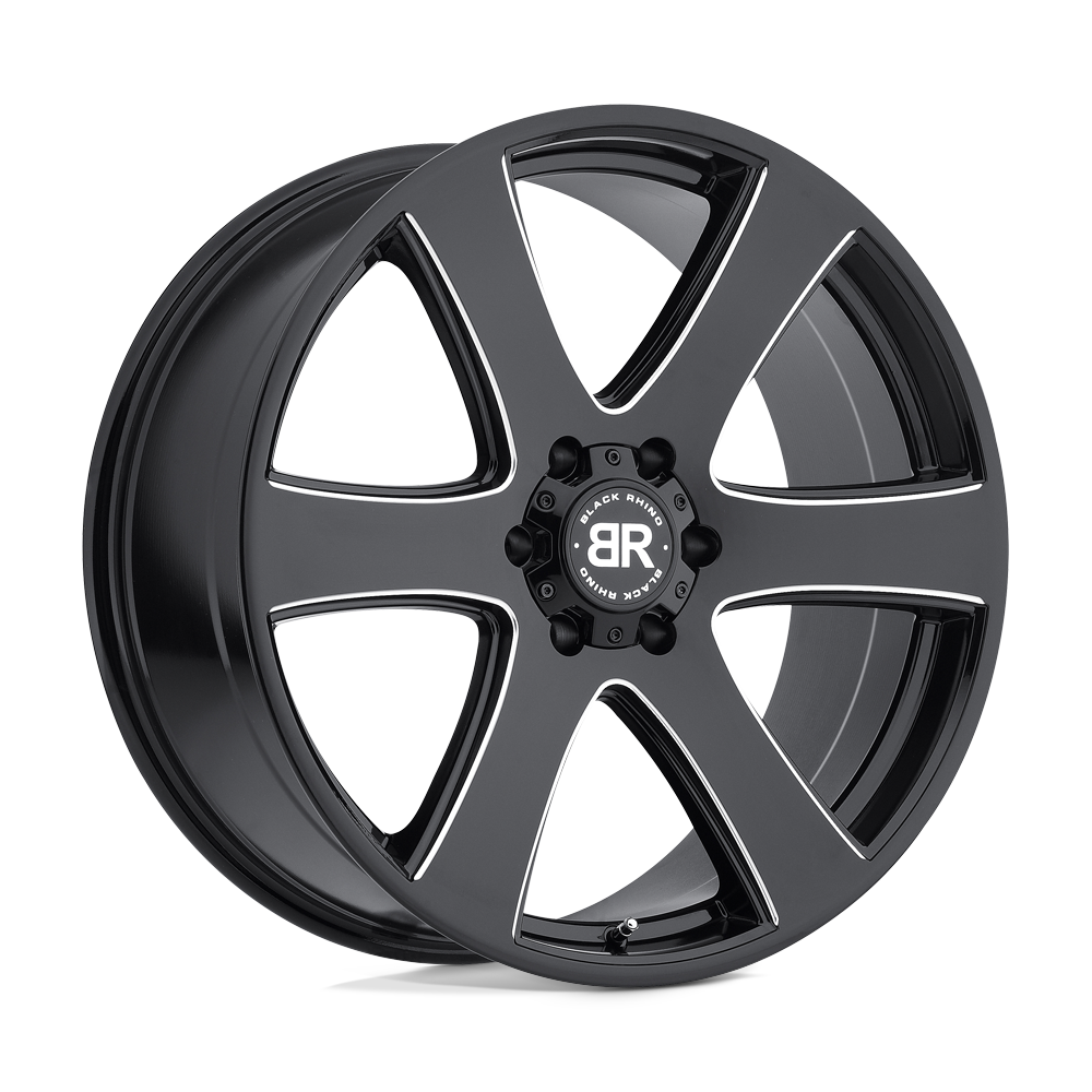 20x8.5 Black Rhino Hard Alloys HAKA 6x139.7 45 offset 112.1 hub BLACK - 2085HAK456140B12