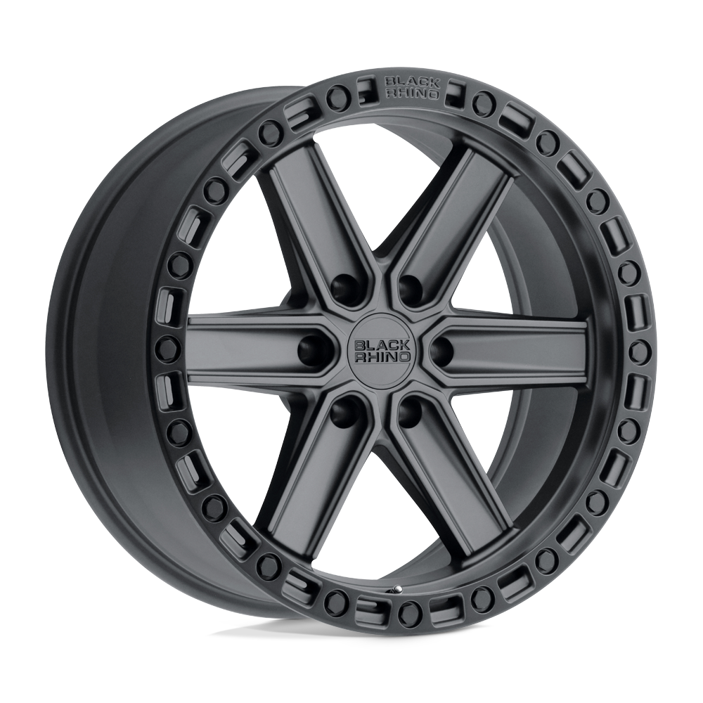 17x9 Black Rhino Hard Alloys HENDERSON 6x139.7 -12 offset 112.1 hub BLACK - 1790HDS-26140G12