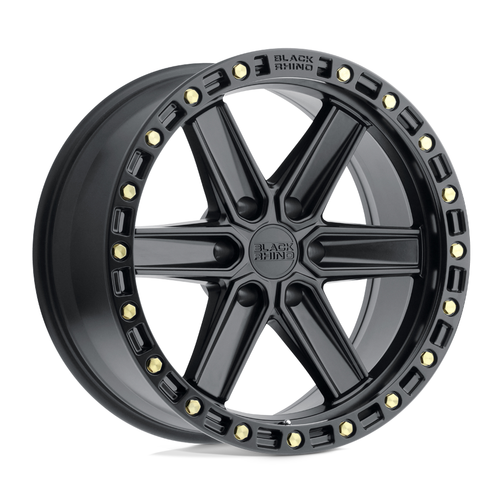 17x9 Black Rhino Hard Alloys HENDERSON 6x132 12 offset 74.5 hub BLACK - 1790HDS126132B74
