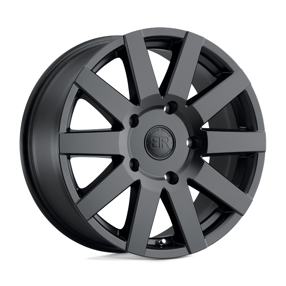 16x7.5 Black Rhino Hard Alloys JOURNEY 6x130 45 offset 84.1 hub BLACK - 1675JRN456130M84