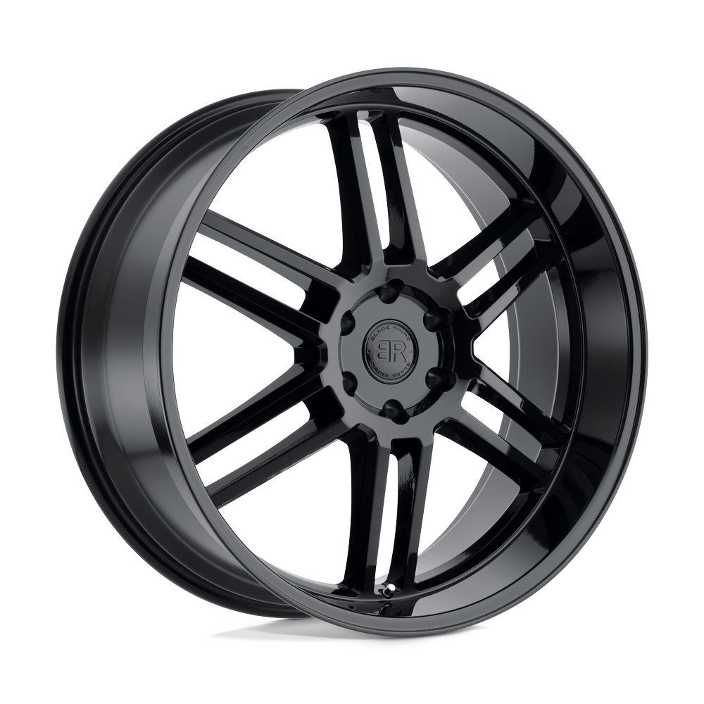 22x10 Black Rhino Hard Alloys KATAVI 5x114.3 30 offset 76.1 hub BLACK - 2210KTV305114B76