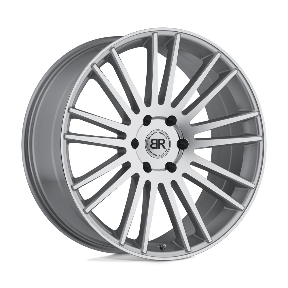 22x9.5 Black Rhino Hard Alloys KRUGER 6x139.7 10 offset 112.1 hub SILVER - 2295KRG106140S12