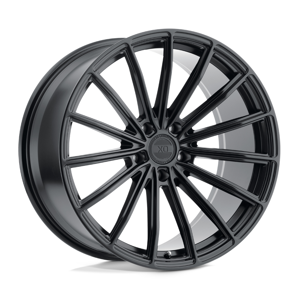 19x10 XO Wheels LONDON 5x114.3 40 offset 76.1 hub BLACK - 1910LDN405114M76