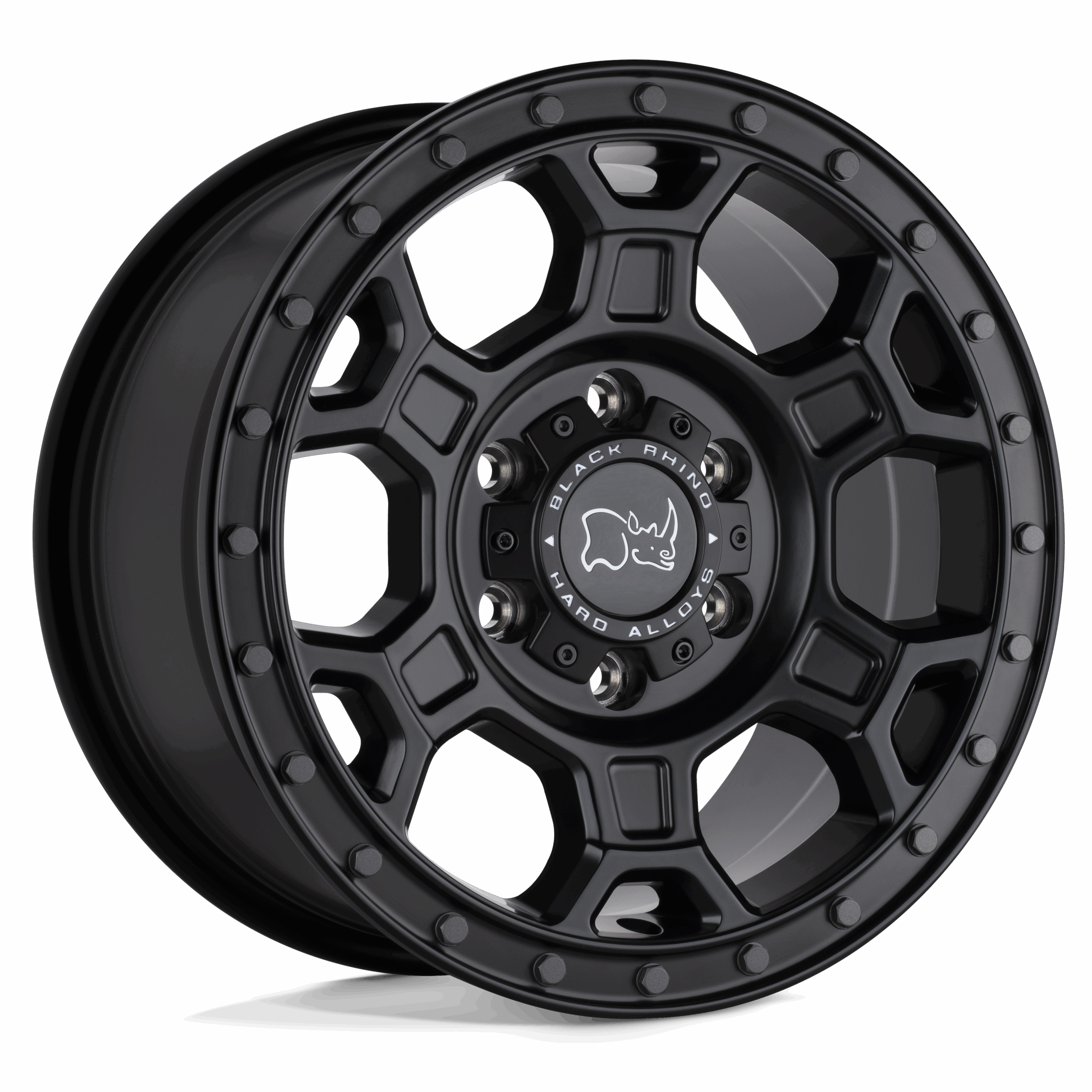 18x8 Black Rhino Hard Alloys MIDHILL 6x130 48 offset 84.1 hub BLACK - 1880MHL486130M84