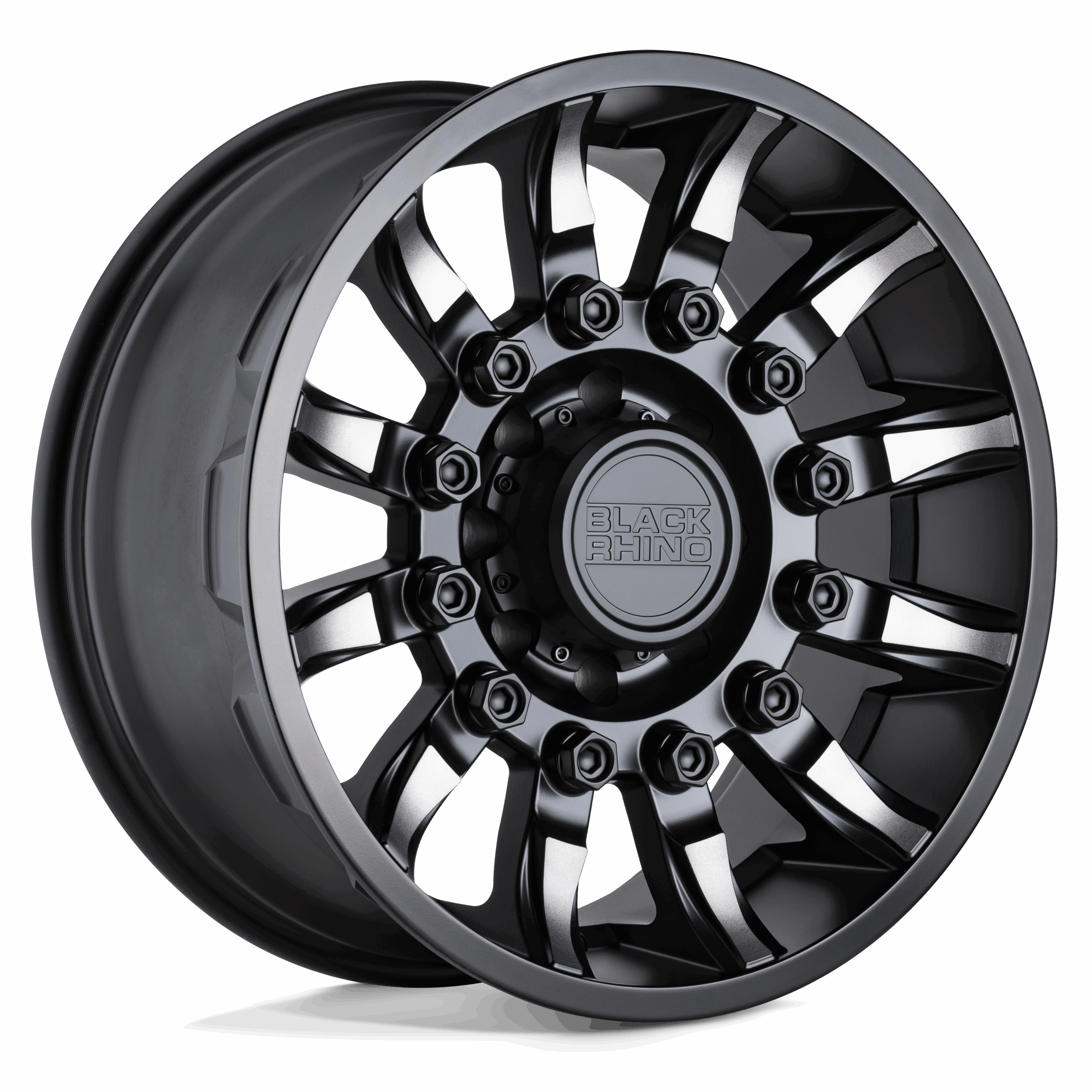 20x9 Black Rhino Hard Alloys MISSION 6x135 12 offset 87.1 hub BLACK - 2090MSN126135M87
