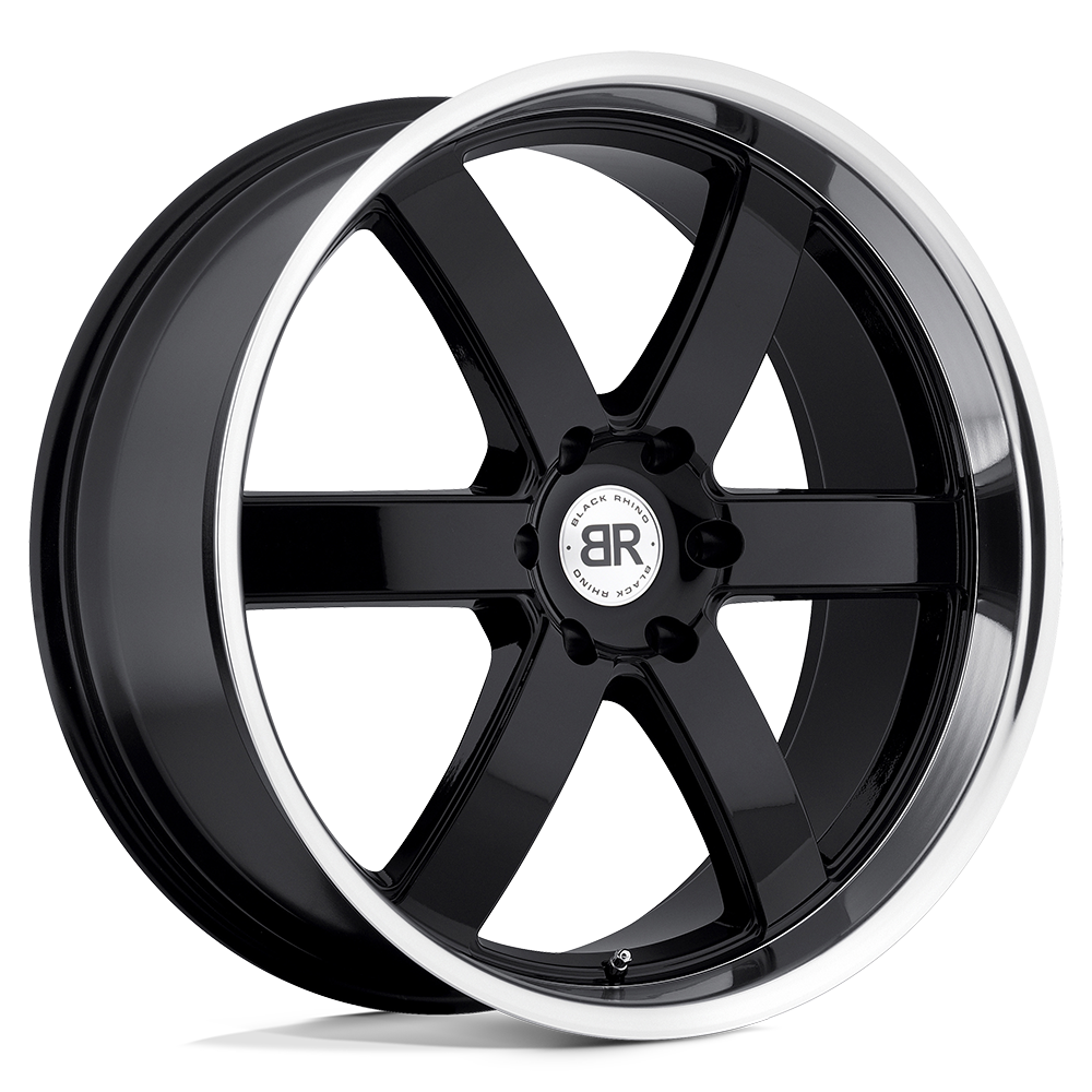 20x8.5 Black Rhino Hard Alloys PONDORA 6x114.3 18 offset 76.1 hub BLACK - 2085PND186114B76