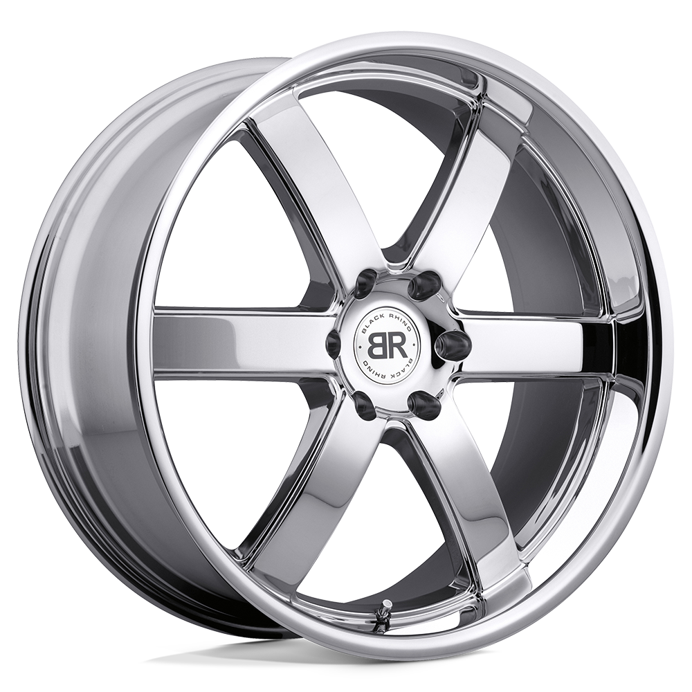 20x8.5 Black Rhino Hard Alloys PONDORA 6x139.7 18 offset 112.1 hub CHROME - 2085PND186140C12