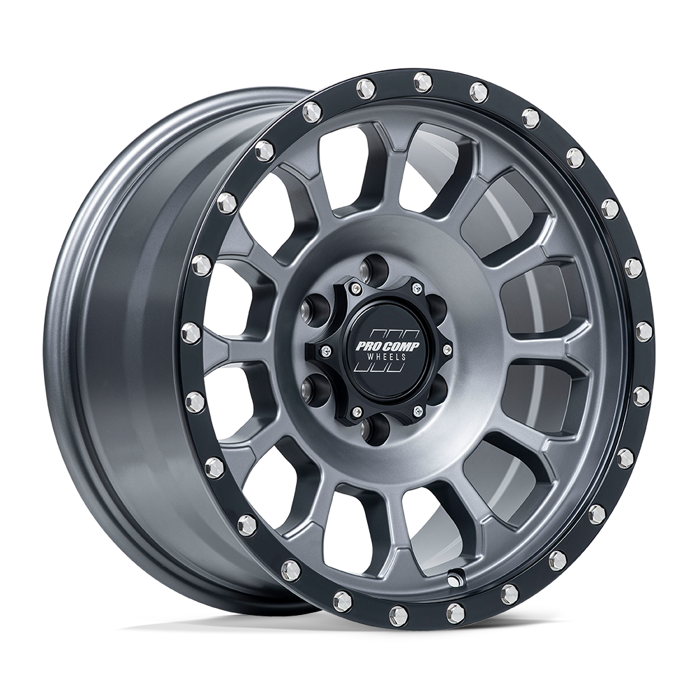 17x8.5 Pro Comp Alloys PA34 ROCKWELL 5x127 0 offset 71.5 hub GRAY - PXA2634-78573