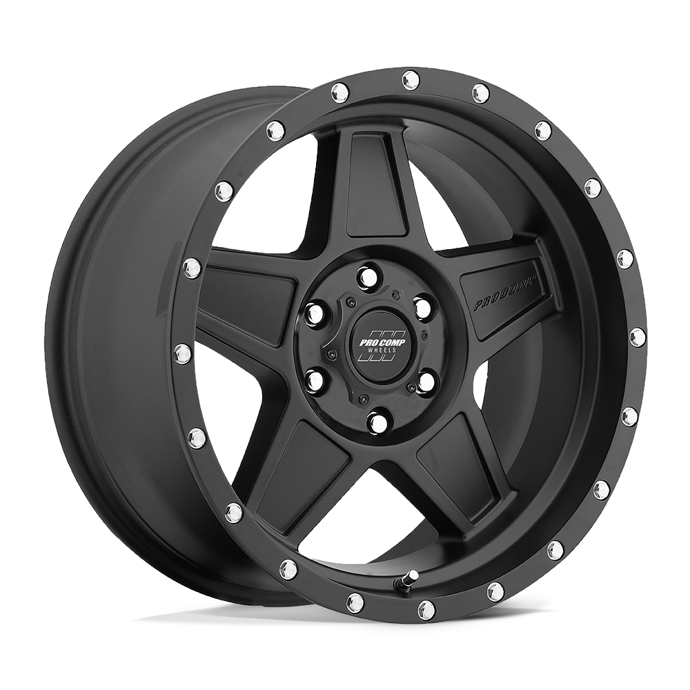 18x9 Pro Comp Alloys PA35 PREDATOR 5x127 0 offset 71.5 hub BLACK - PXA5035-8973
