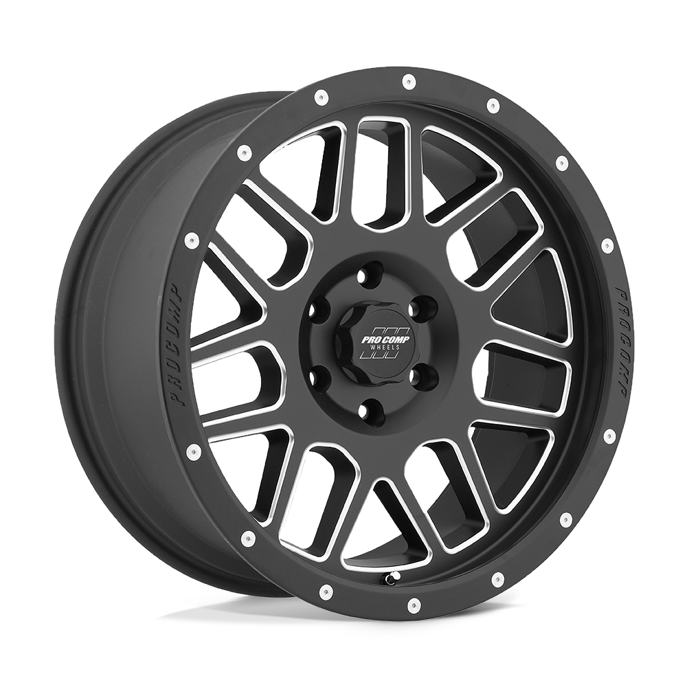 20x9 Pro Comp Alloys PA40 VERTIGO 6x139.7 -12 offset 108 hub BLACK - PXA5140-298345