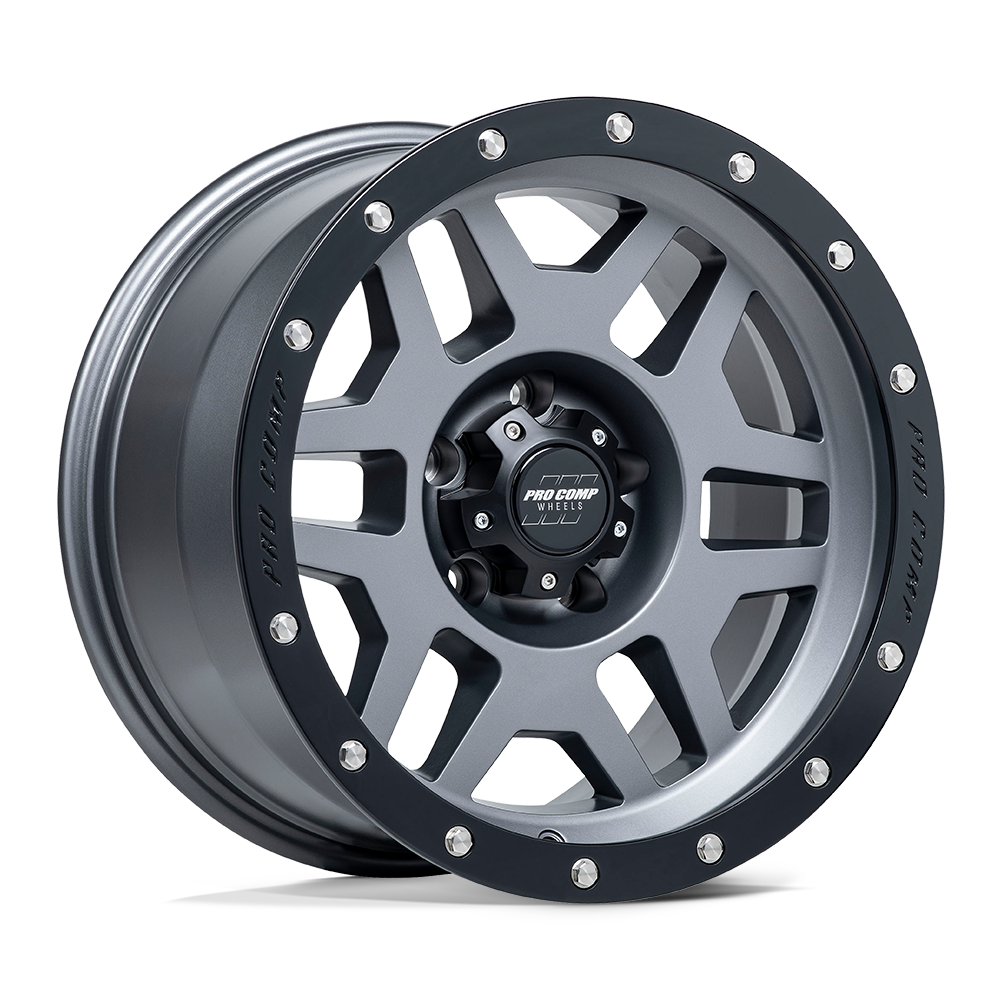 17x9 Pro Comp Alloys PA41 PHASER 6x139.7 -6 offset 108 hub GRAY - PXA2641-7983