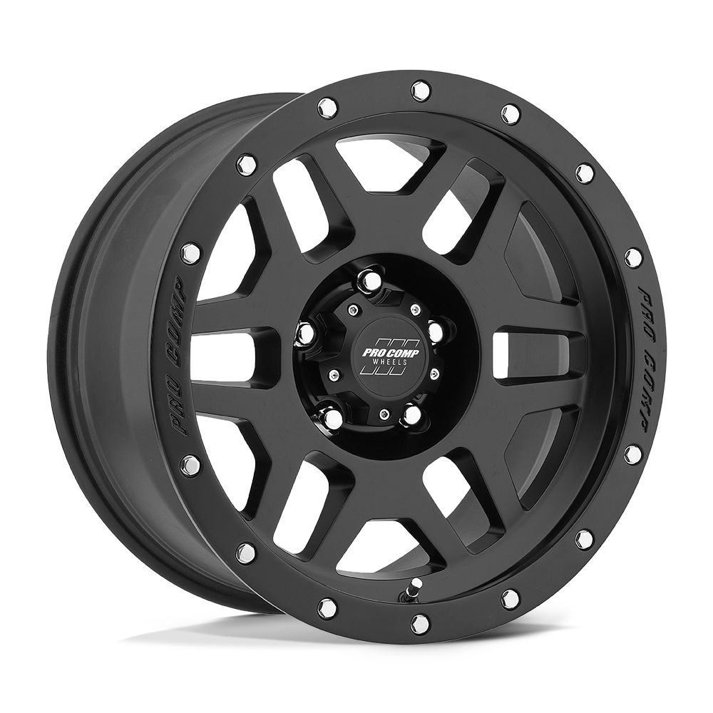 18x9 Pro Comp Alloys PA41 PHASER 6x139.7 0 offset 108 hub BLACK - PXA5041-898350