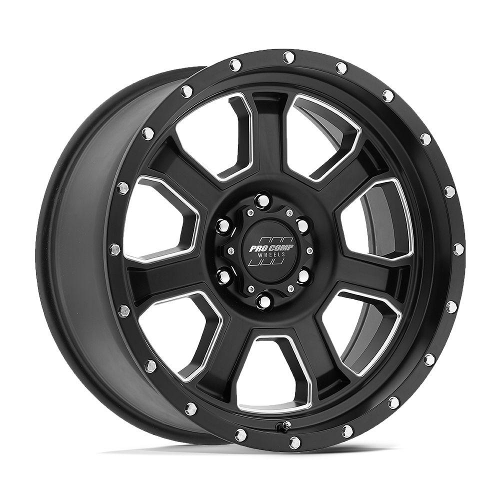 20x9 Pro Comp Alloys PA43 SLEDGE 8x180 0 offset 124.2 hub BLACK - PXA5143-2989