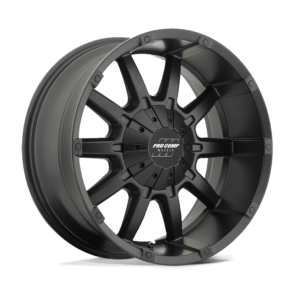 20x9 Pro Comp Alloys PA50 GAUGE 5x127/5x139.7 -12 offset 78.1 hub BLACK - PXA5050-292745
