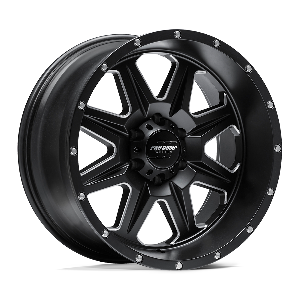 20x10 Pro Comp Alloys PA63 RECON 5x139.7 -18 offset 108 hub BLACK - PXA5163-218547