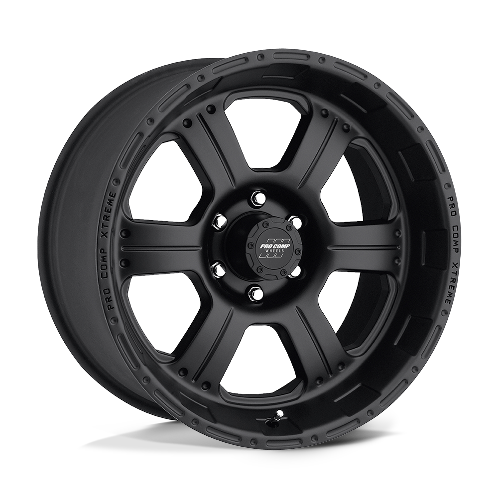 16x8 Pro Comp Alloys PA89 KORE 6x114.3 -12 offset 78.1 hub BLACK - PXA7089-6868