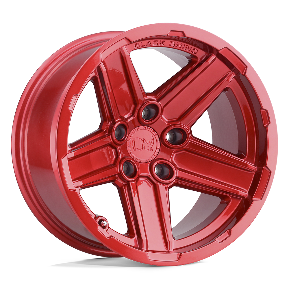 18x9.5 Black Rhino Hard Alloys RECON 5x127 -32 offset 71.5 hub RED - 1895RCN-25127R71