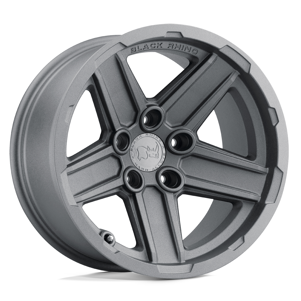 20x9.5 Black Rhino Hard Alloys RECON 5x127 -32 offset 71.5 hub GRAY - 2095RCN-25127G71