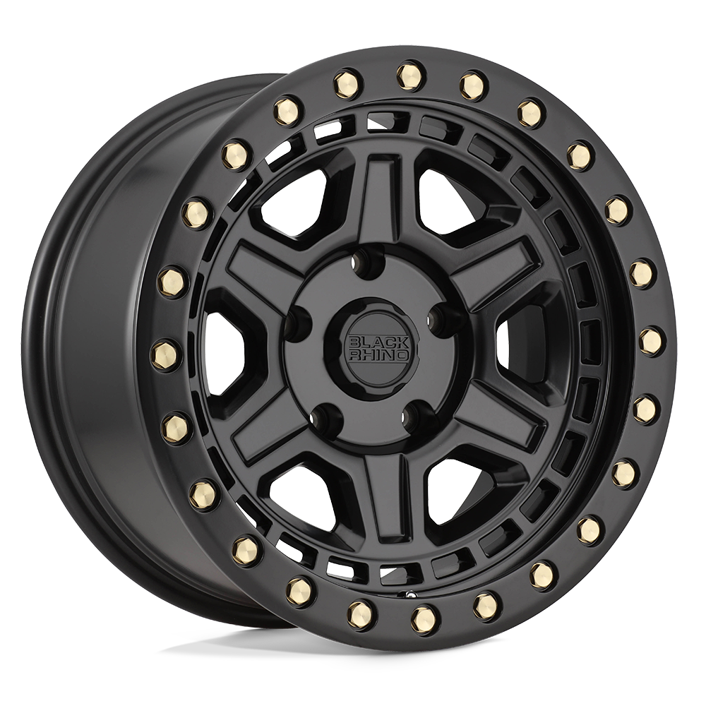 17x9 Black Rhino Hard Alloys RENO 5x114.3 -18 offset 71.5 hub BLACK - 1790REN-85114M71