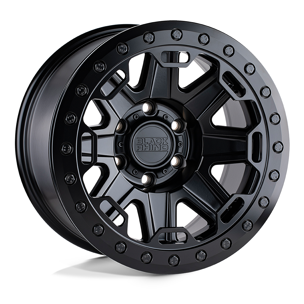 17x8.5 Black Rhino Hard Alloys RIFT BEADLOCK 6x139.7 -30 offset 112.1 hub BLACK - 1785RFT-06140M12