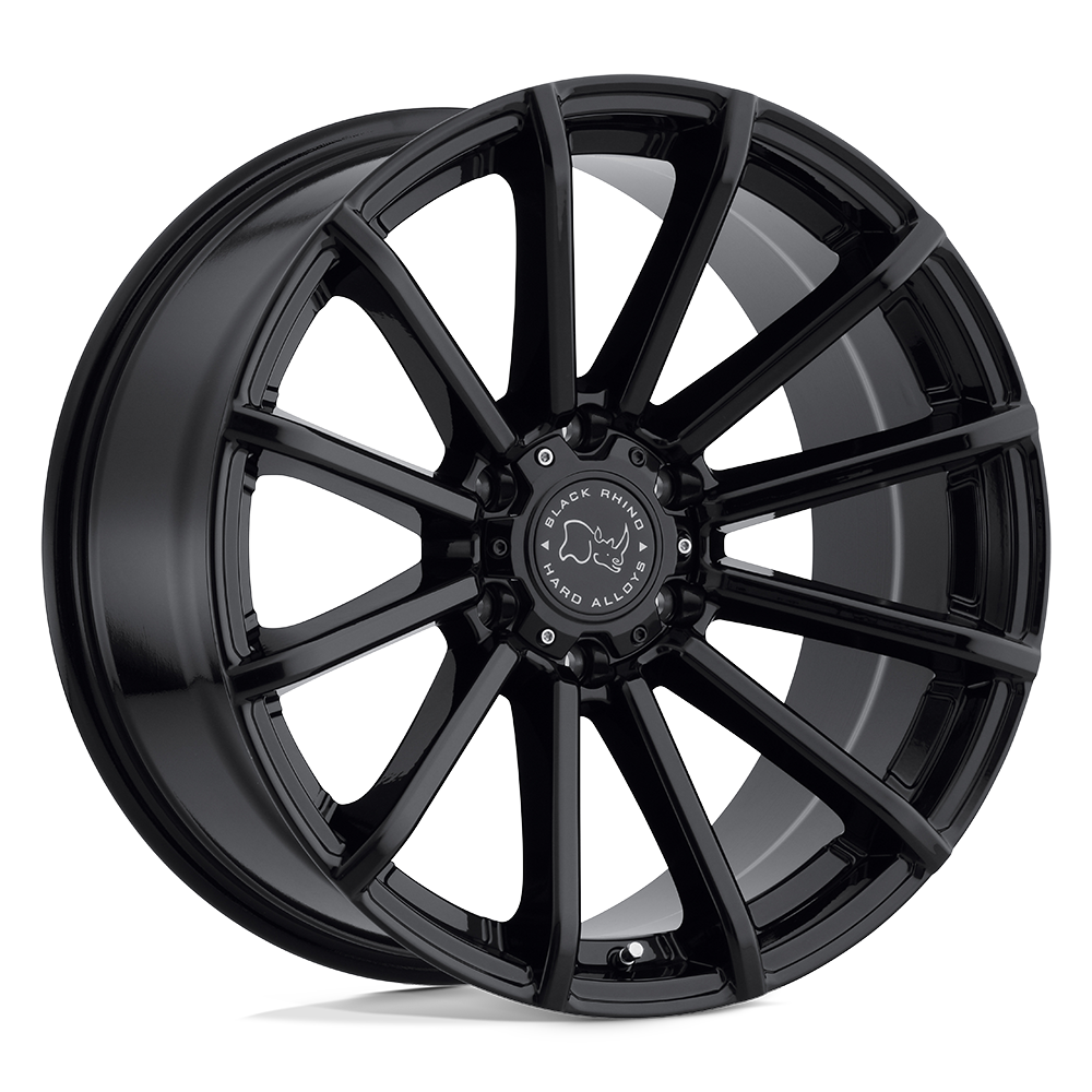 17x9.5 Black Rhino Hard Alloys ROTORUA 6x135 12 offset 87.1 hub BLACK - 1795RTU126135B87