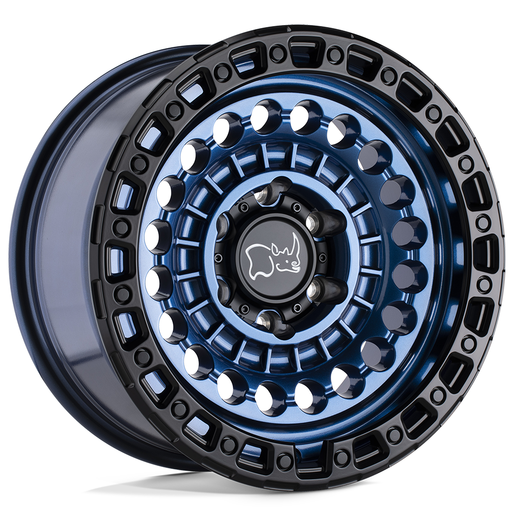 20x9.5 Black Rhino Hard Alloys SENTINEL 8x170 -18 offset 125.1 hub BLUE - 2095STN-88170U25
