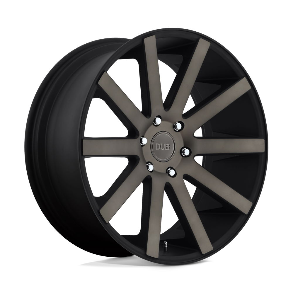 24x10 DUB Wheels S121 SHOT CALLA 6x135 30 offset 87.1 hub BLACK - S121240089+30