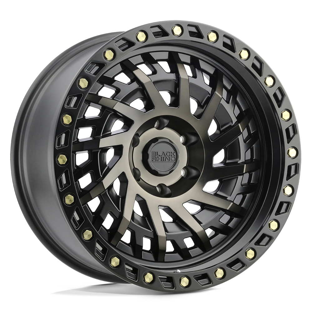 20x9.5 Black Rhino Hard Alloys SHREDDER 5x150 12 offset 110.1 hub BLACK - 2095SHD125150M10