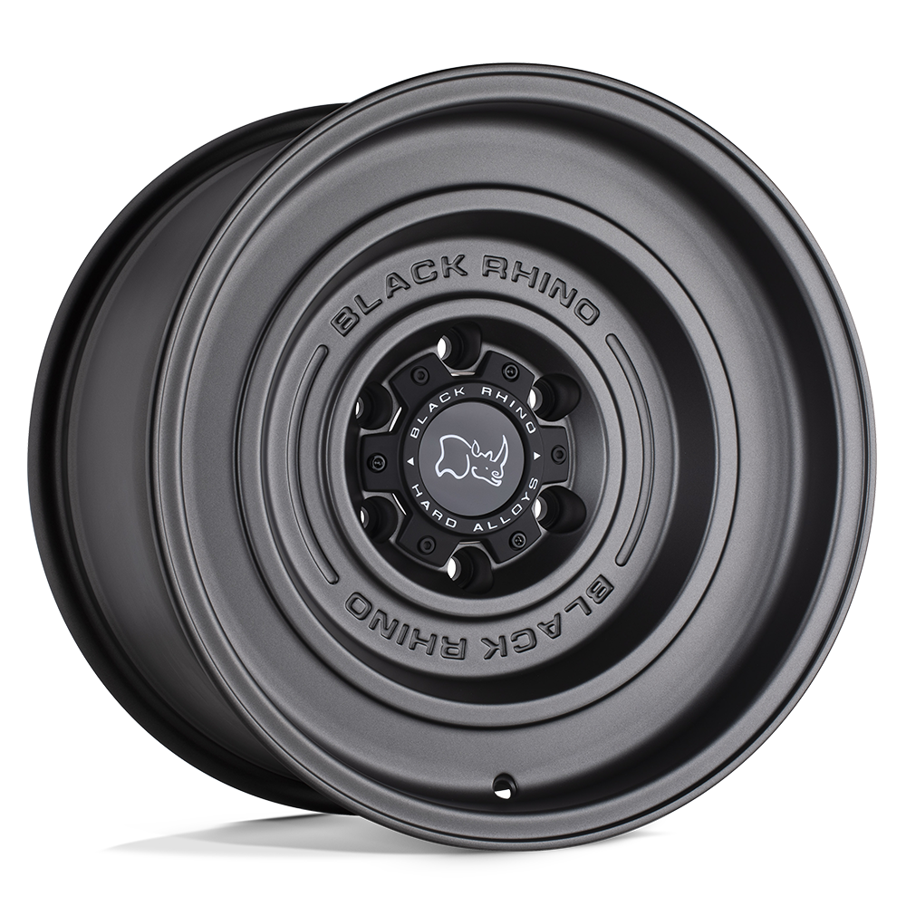 17x9.5 Black Rhino Hard Alloys SOLID 5x127 -18 offset 71.5 hub BLACK - 1795SLD-85127G71