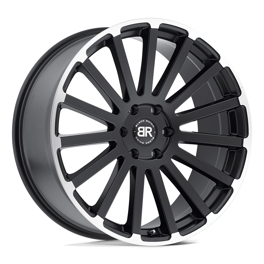 22x9.5 Black Rhino Hard Alloys SPEAR 6x135 30 offset 87.1 hub BLACK - 2295SPR306135F87