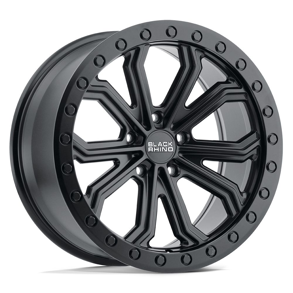 17x8 Black Rhino Hard Alloys TRABUCO 5x114.3 30 offset 76.1 hub BLACK - 1780TBC305114M76