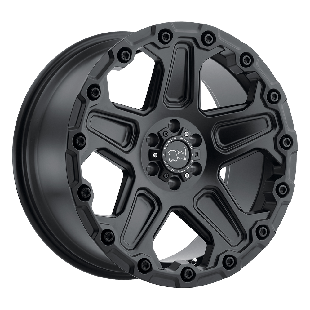 20x9.5 Black Rhino Hard Alloys COG 5x139.7 0 offset 78.1 hub BLACK - 2095COG005140M78