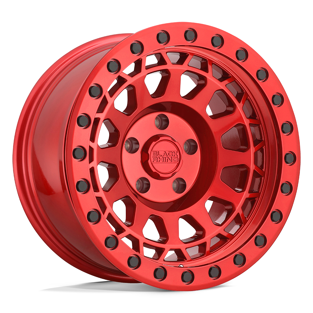 17x9 Black Rhino Hard Alloys PRIMM 8x165.1 0 offset 122.4 hub RED - 1790PRM008165R22