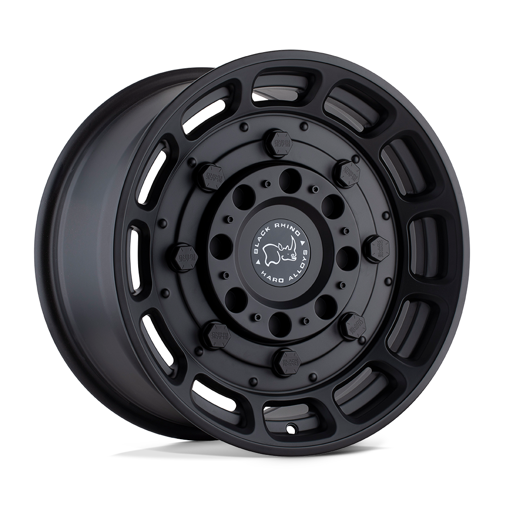 17x8.5 Black Rhino Hard Alloys WARTHOG 5x127 -18 offset 71.5 hub BLACK - 1785WHG-85127M71